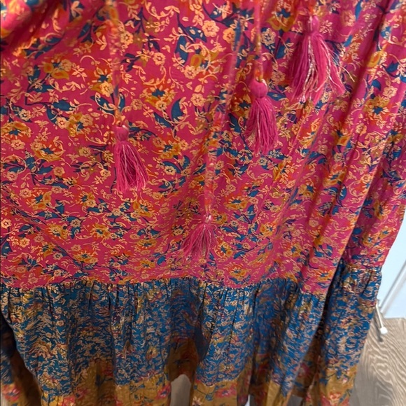 FARM Rio Floral Royalty Patch Maxi Dress Size S - Picture 8 of 14